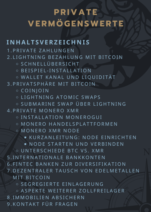 Inhaltsverzeichnis 3 Private Vermögenswerte